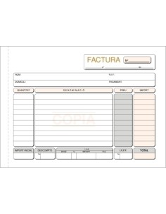 TALON. CAT. FACTURAS 4º APDO TRIPLI LOAN T-66/C - 1 unidad